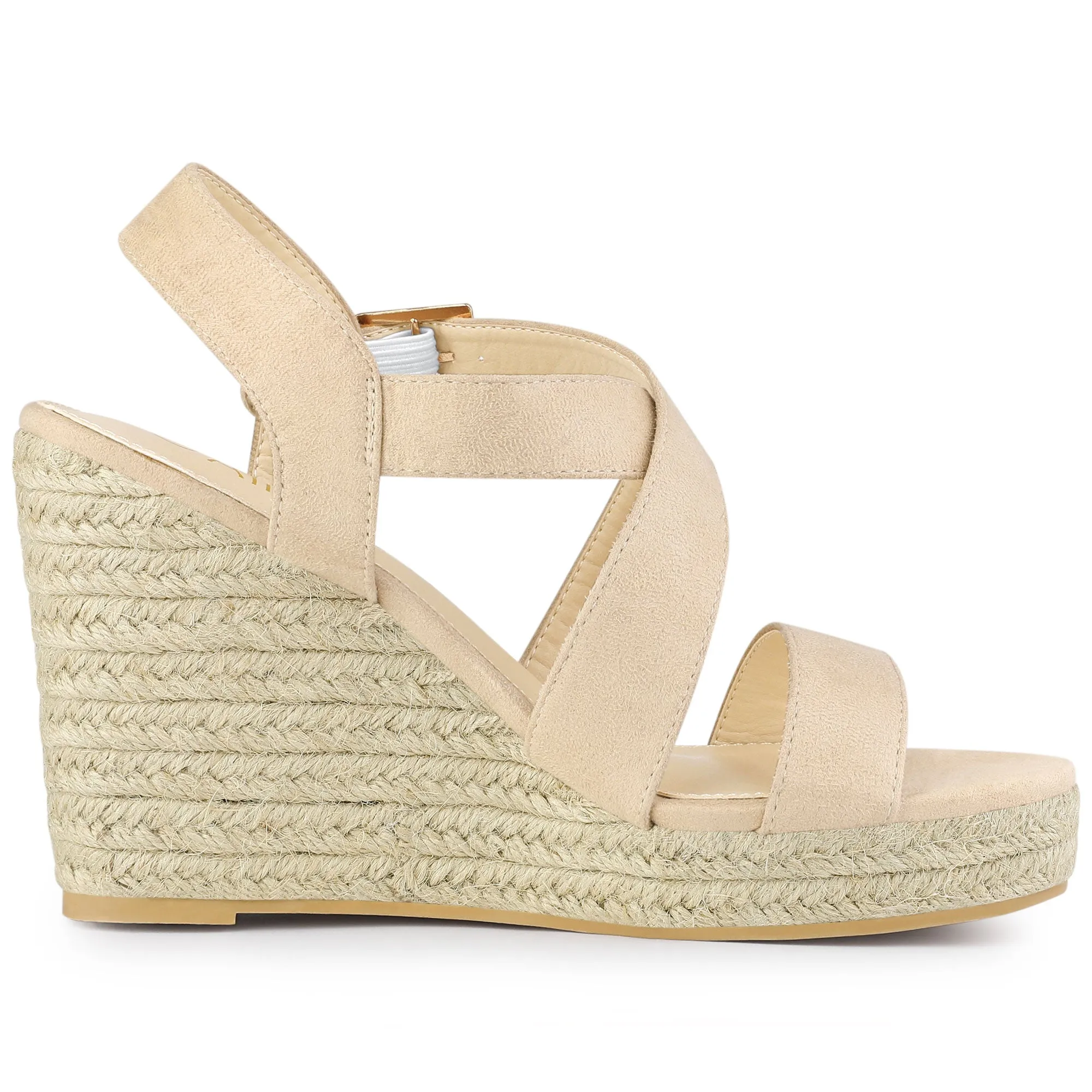 Espadrilles Platform Slingback Wedges Sandals