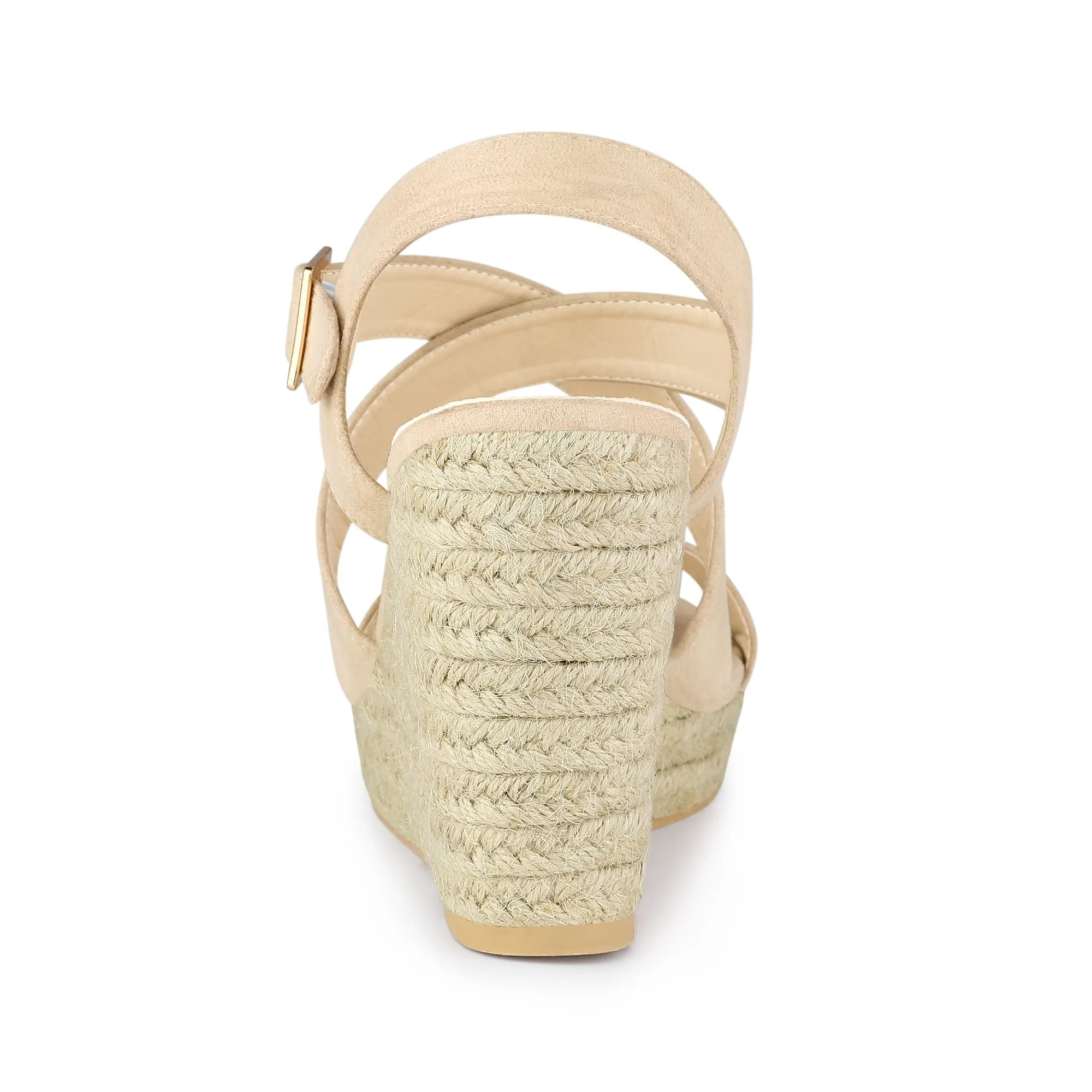 Espadrilles Platform Slingback Wedges Sandals