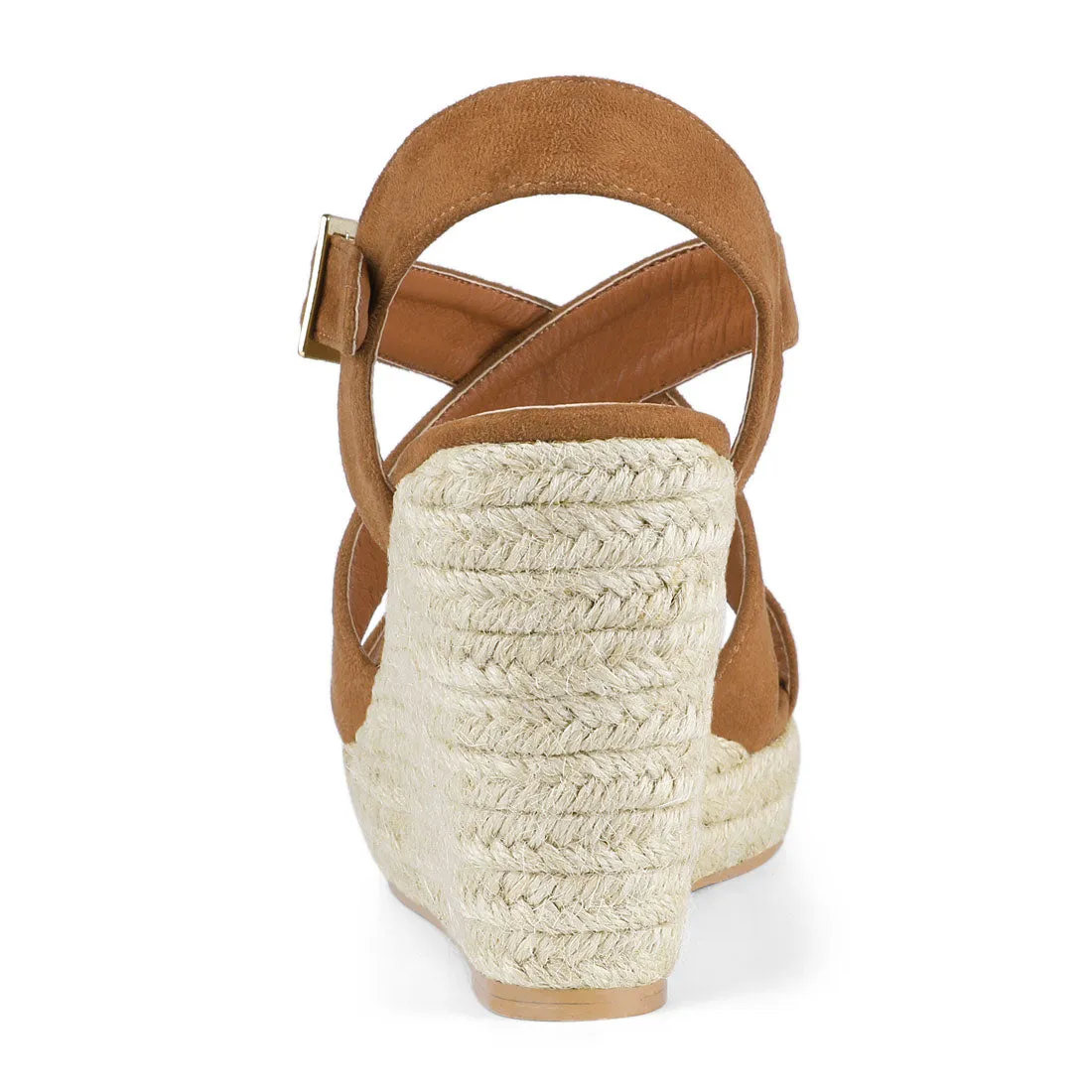 Espadrilles Platform Slingback Wedges Sandals