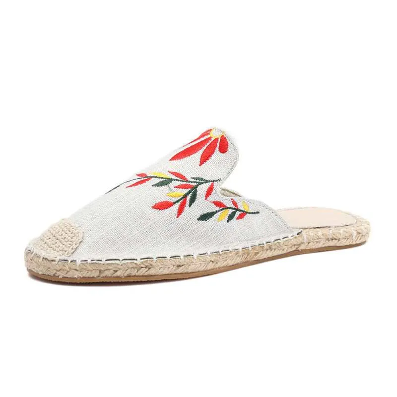 Espadrilles Women Half Mules