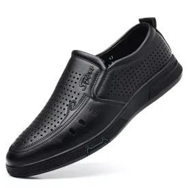 Handmade Casual Slide On Shoes Mens Fashion Business