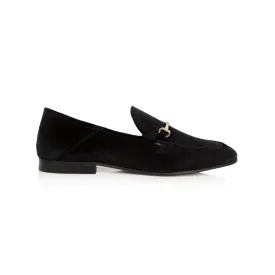 Harper: Black Velvet Loafers