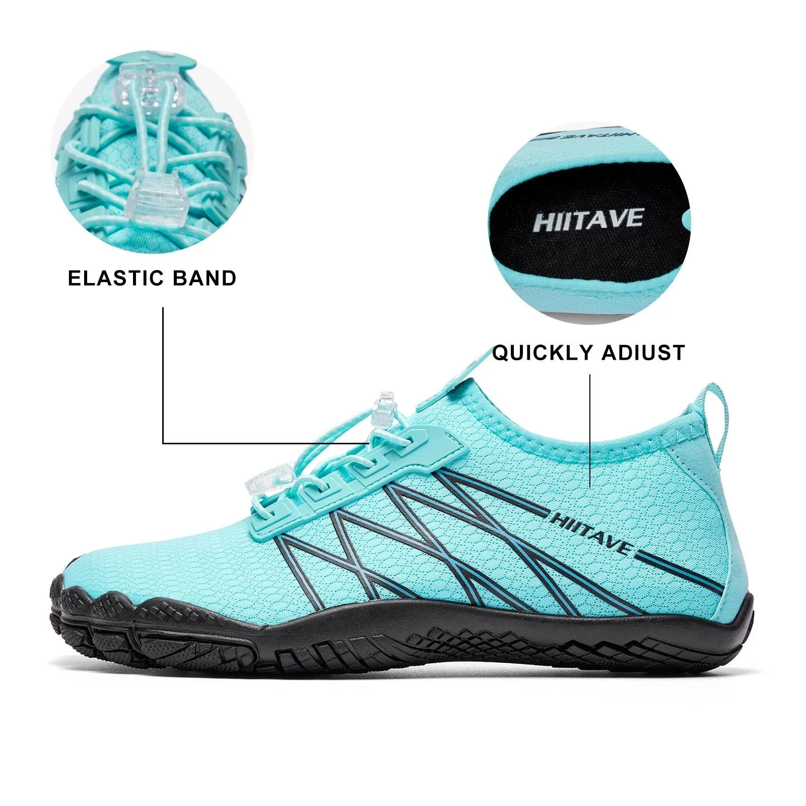 Hiitave Womens Barefoot Lazer Water Shoes