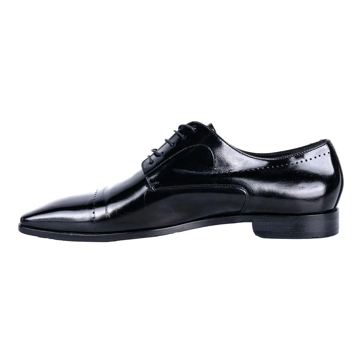 Hugo Boss Boss By Formal Lace Ups Leather Black Colour For Men