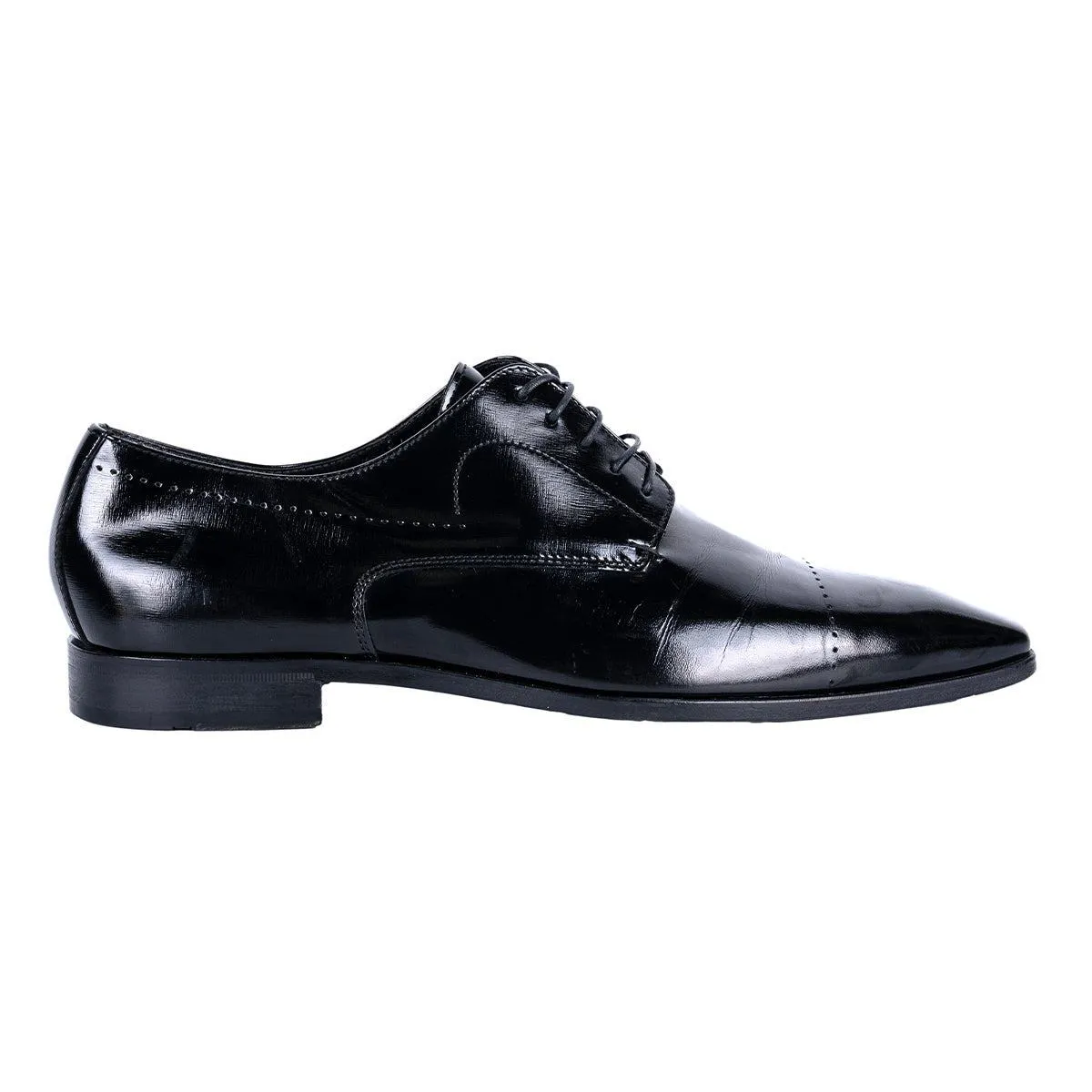 Hugo Boss Boss By Formal Lace Ups Leather Black Colour For Men