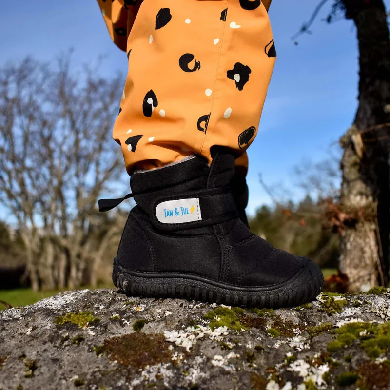 Jan & Jul Kids Toasty-Dry Boots/Booties - Black