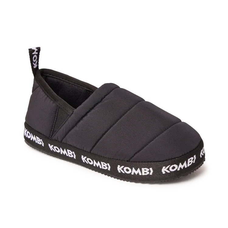 KOMBI Drake Memory Foam Slippers - Junior - Black