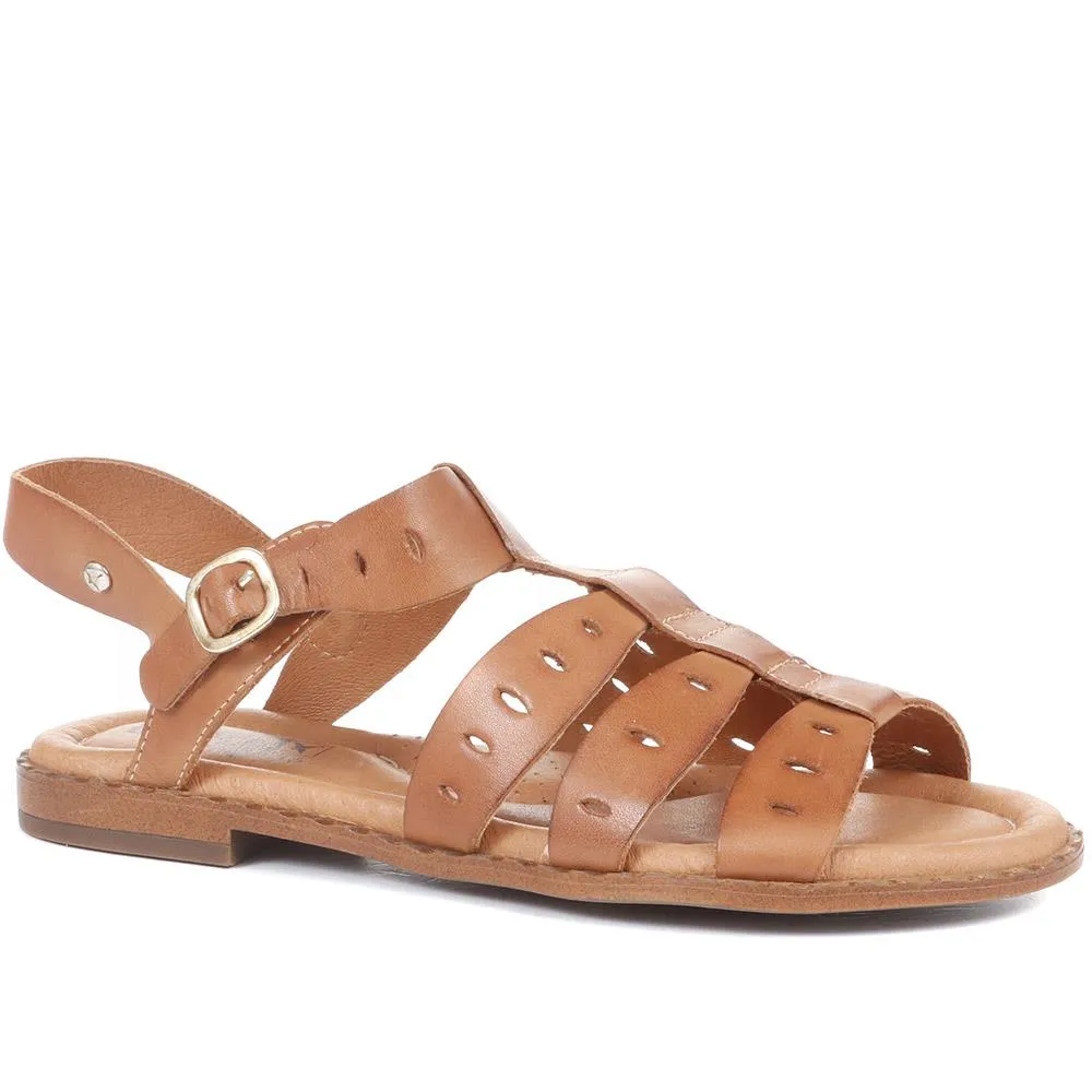 Leather Gladiator Sandals - PIKO35501 / 322 083