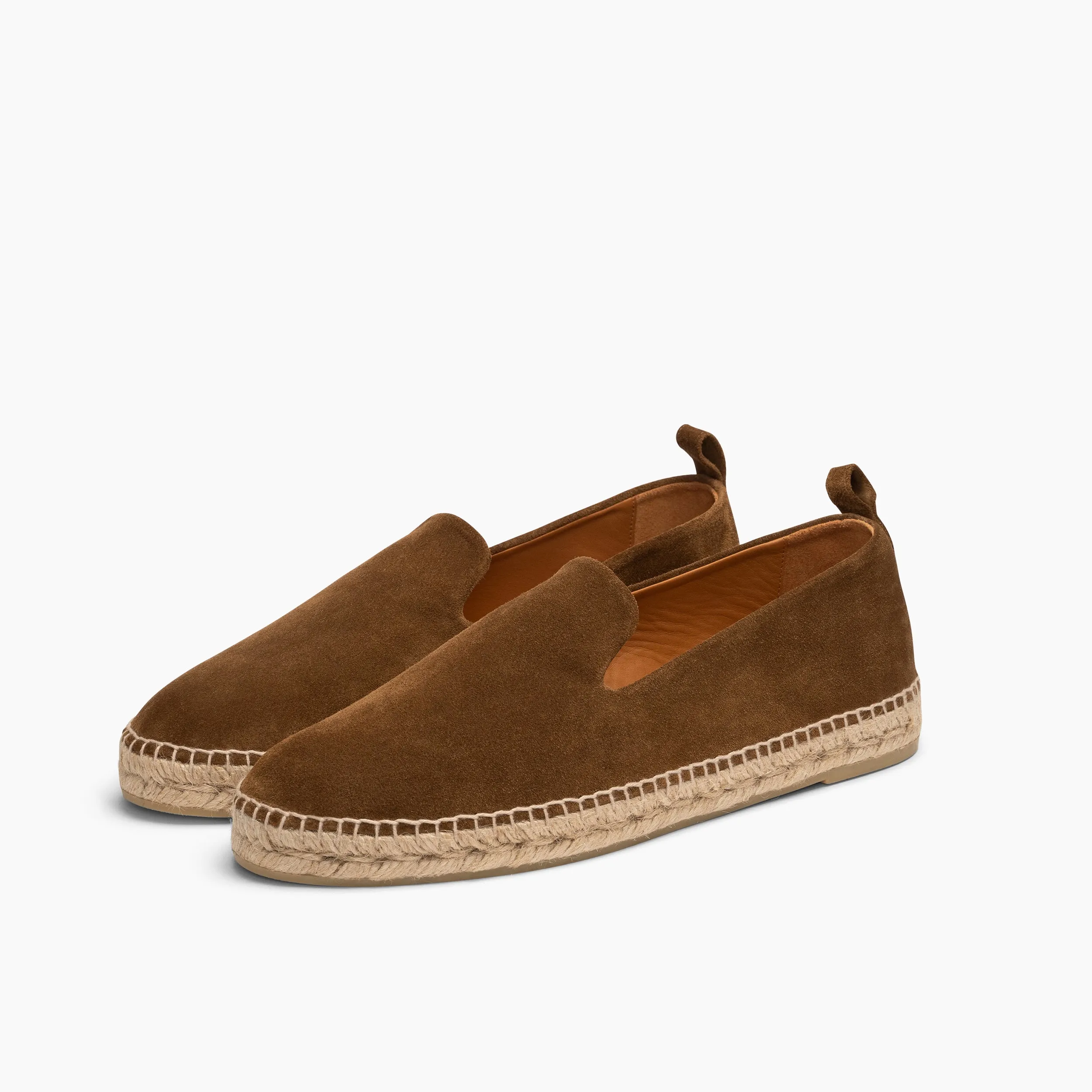 Luxury Men's Espadrilles Gozo Genuine Leather Camel