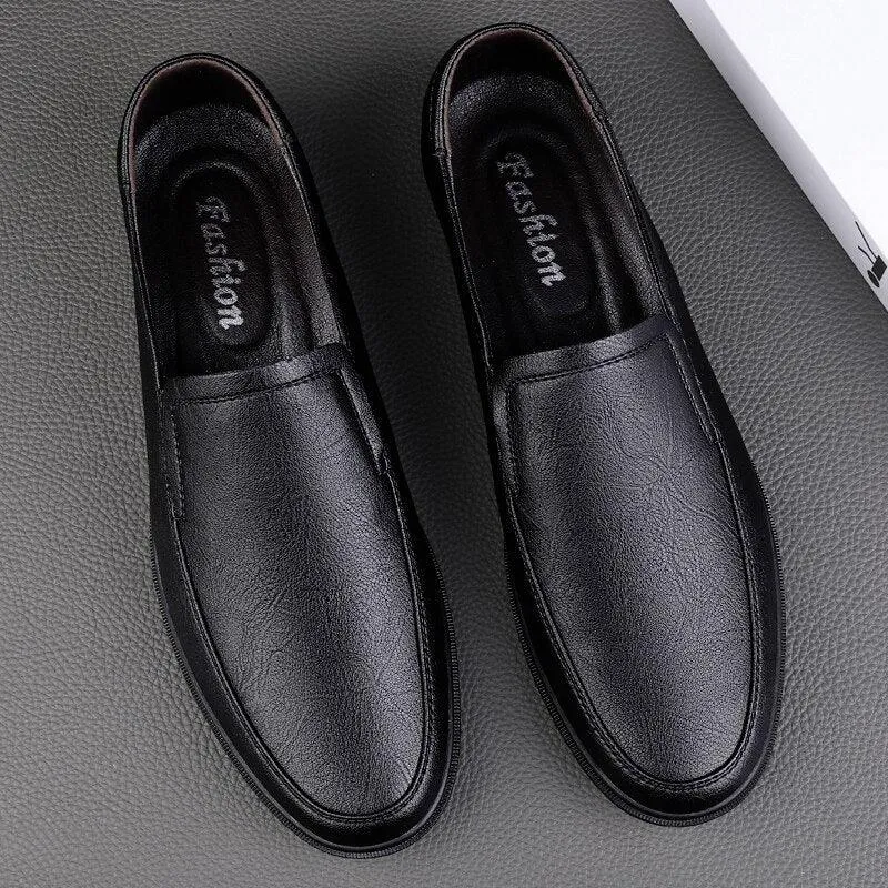 Luxury Mens Shoes Italian Loafers Breathable Designer Slip