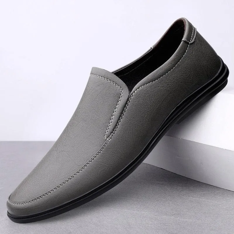 Luxury Mens Shoes Italian Loafers Breathable Designer Slip