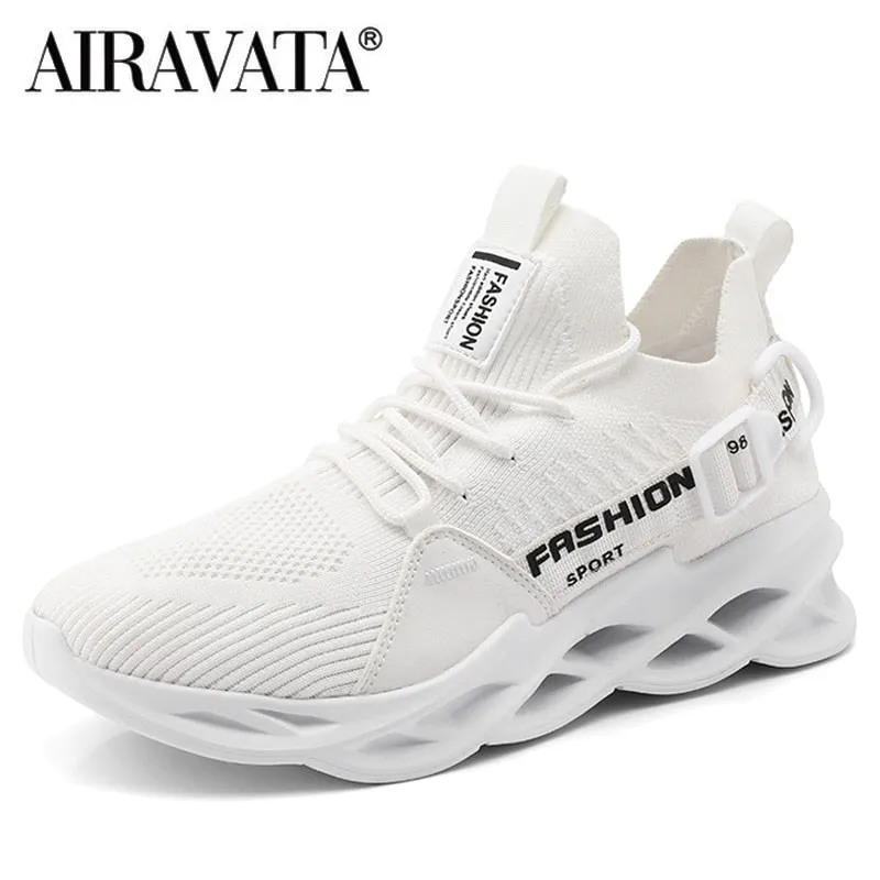 Men Fashion Breathable Sneakers Running Shoes Lightweight Casual Sport Shoes