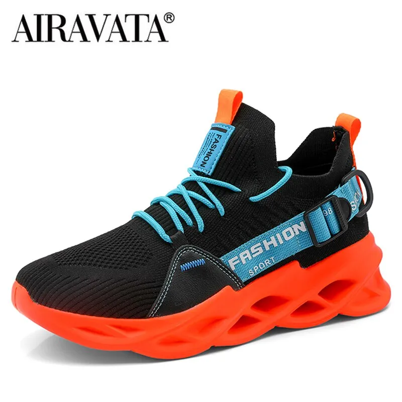 Men Fashion Breathable Sneakers Running Shoes Lightweight Casual Sport Shoes