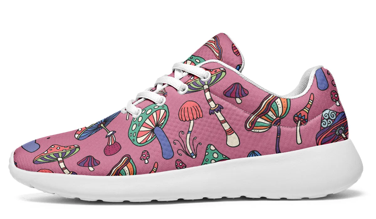 Mismatched Mushrooms Sneakers