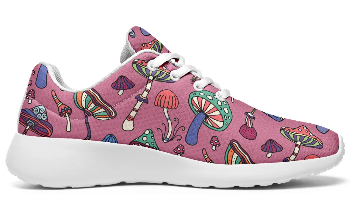 Mismatched Mushrooms Sneakers