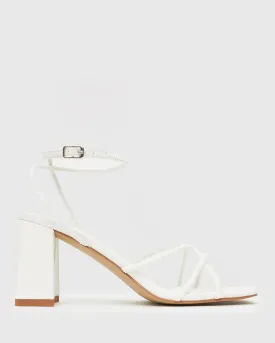 NADINE 2 Pearl Accent Strappy Sandals