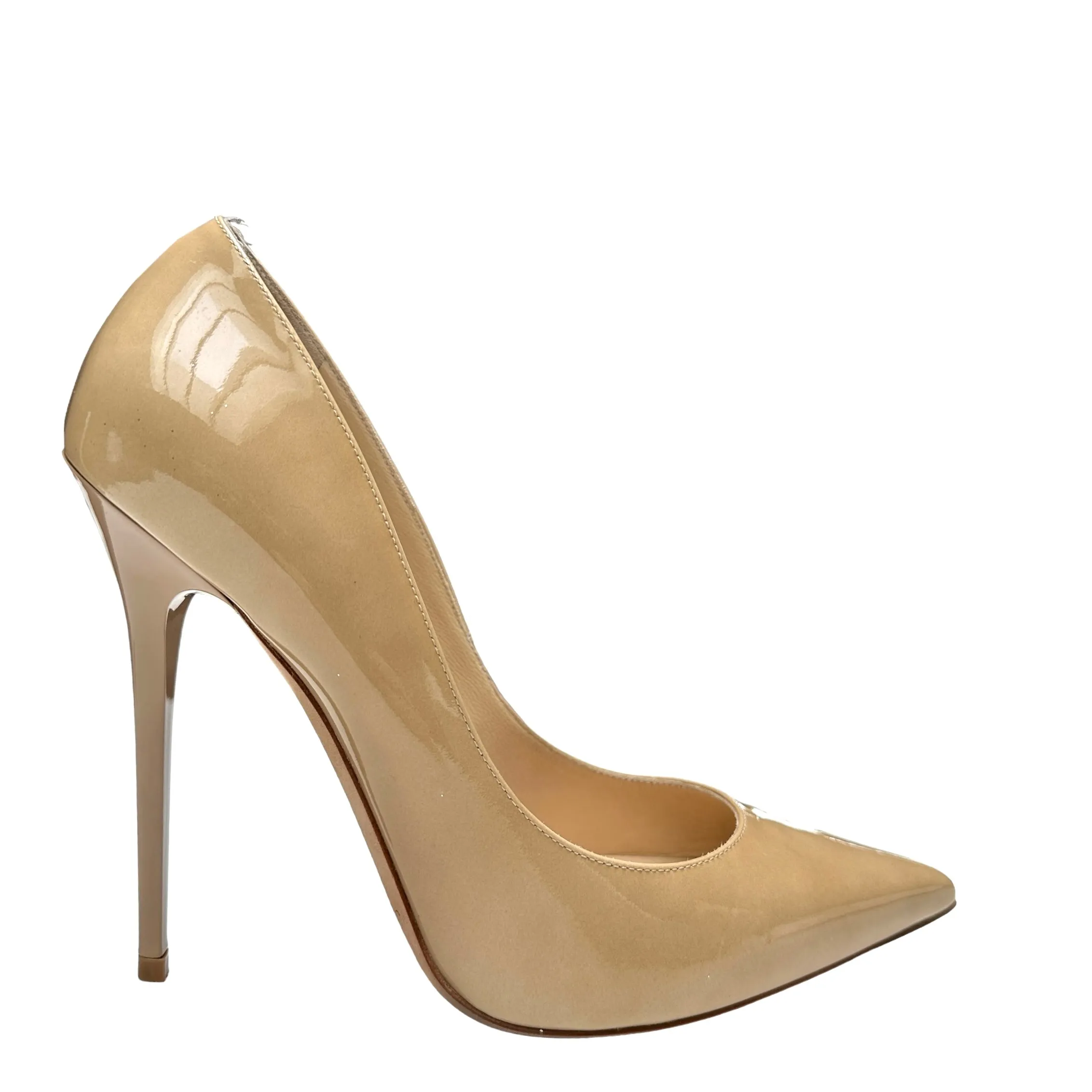 Nude Patent Heels - 8.5