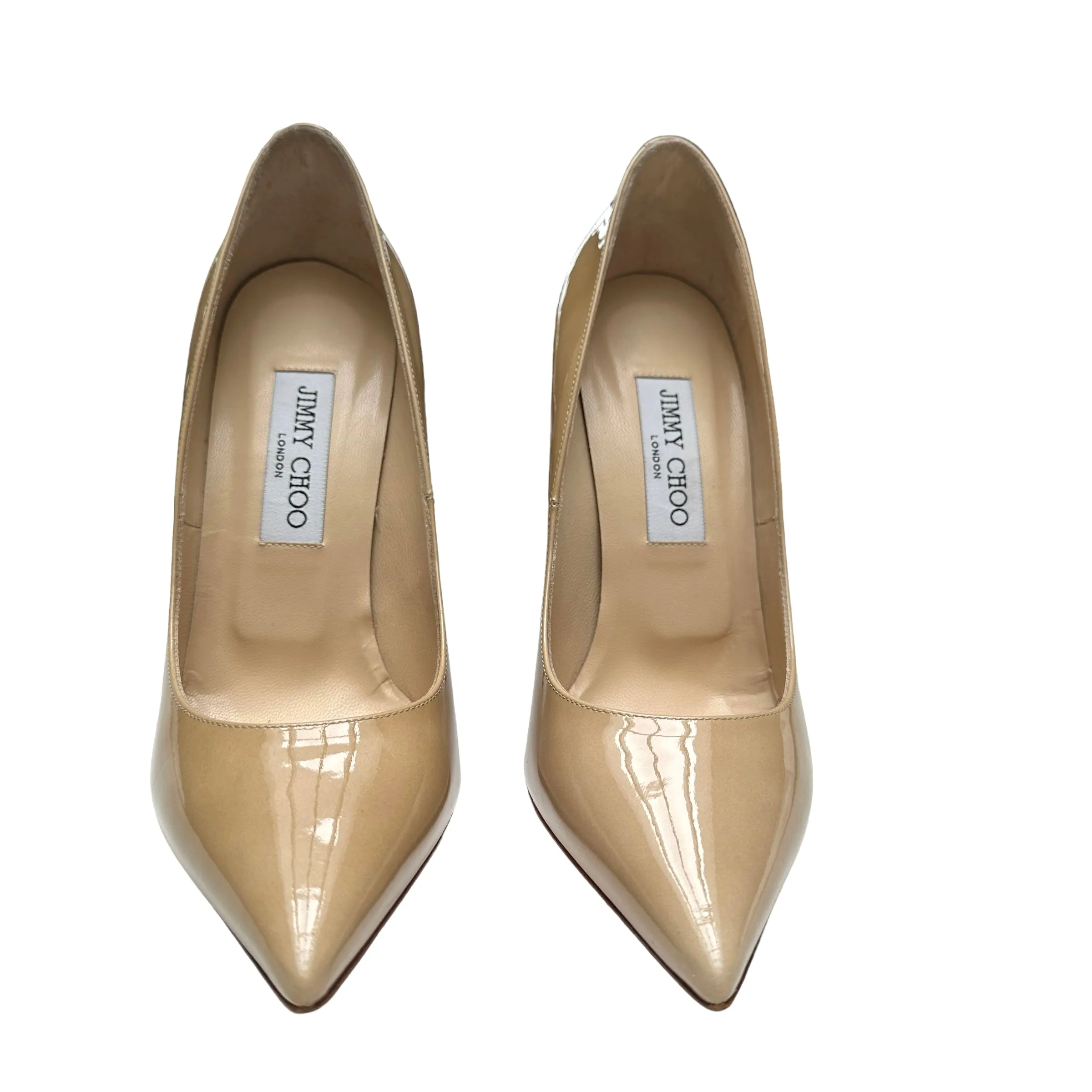 Nude Patent Heels - 8.5