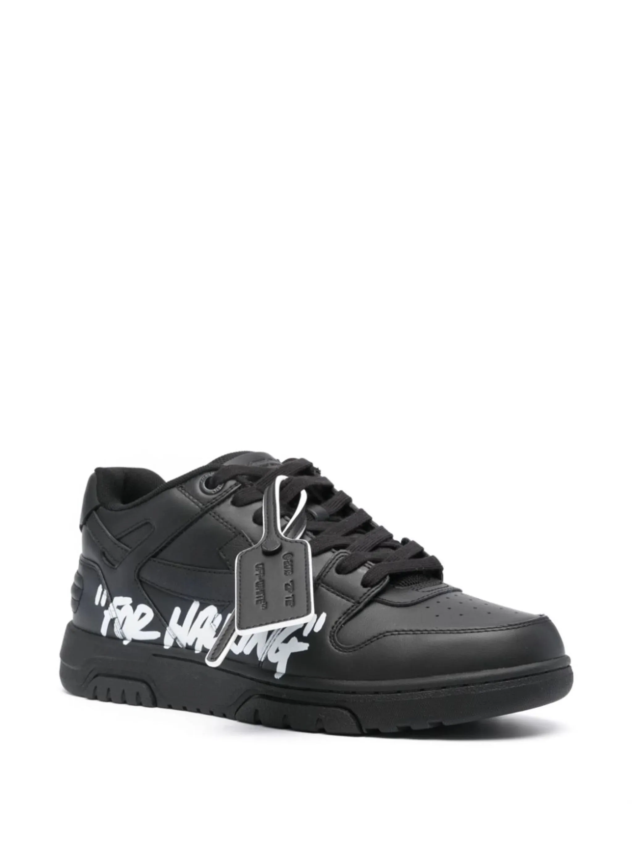 OFF-WHITE - Out of Office "For Walking" All Black Sneakers