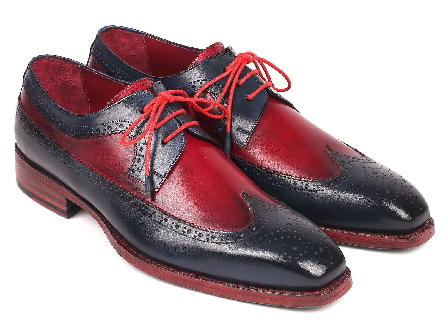 Paul Parkman Handmade Wingtip Derby Shoes