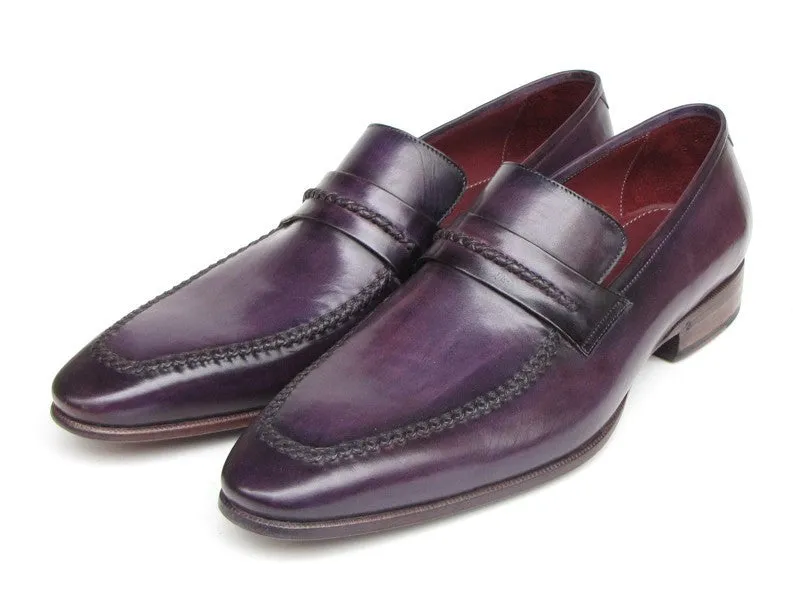 Paul Parkman Purple Handmade Loafers