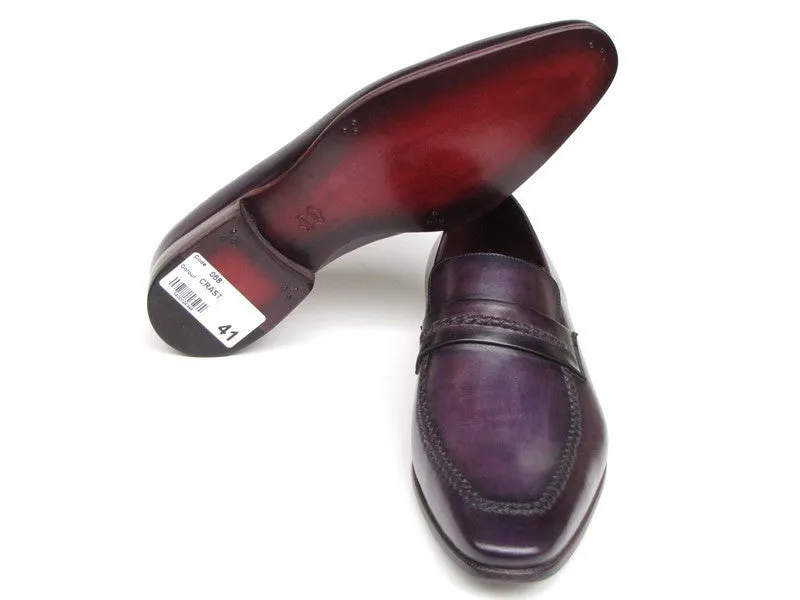 Paul Parkman Purple Handmade Loafers