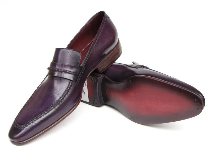 Paul Parkman Purple Handmade Loafers