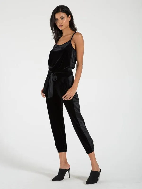 Philanthropy - Christopher Jumpsuit in Black Cat