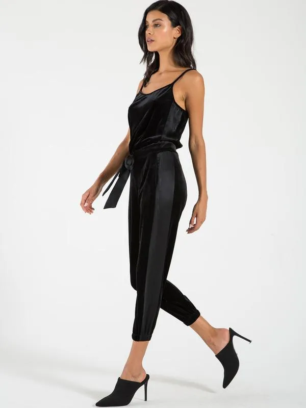 Philanthropy - Christopher Jumpsuit in Black Cat