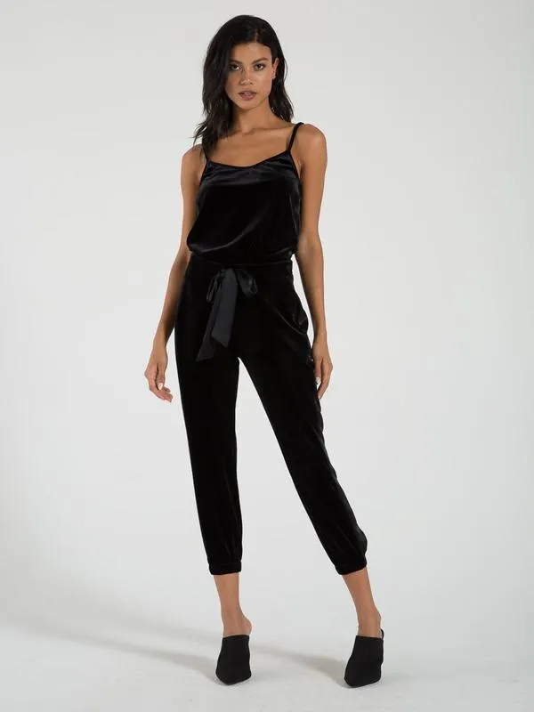 Philanthropy - Christopher Jumpsuit in Black Cat