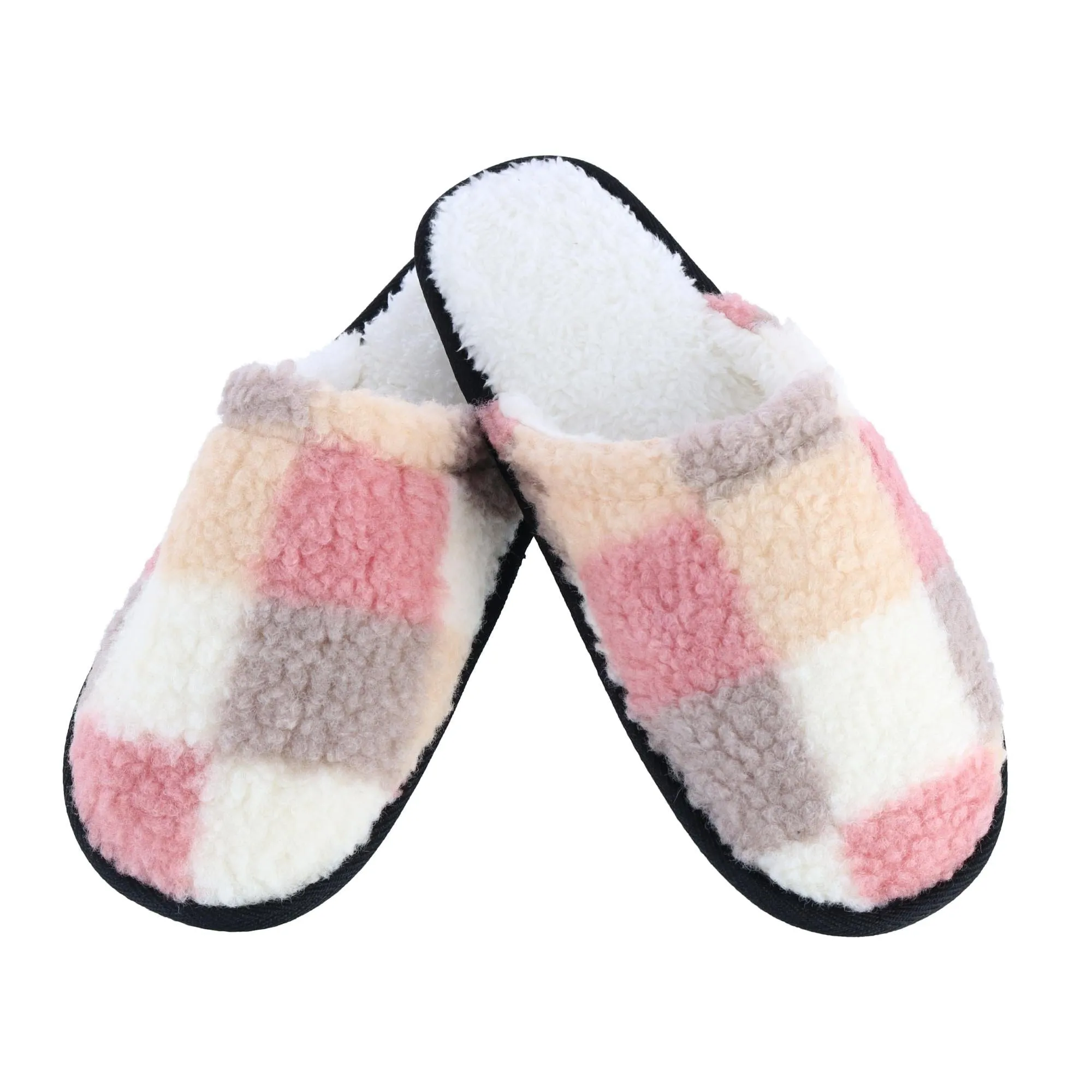 Polar Extreme Women's Multi Color Sherpa Lined Slippers