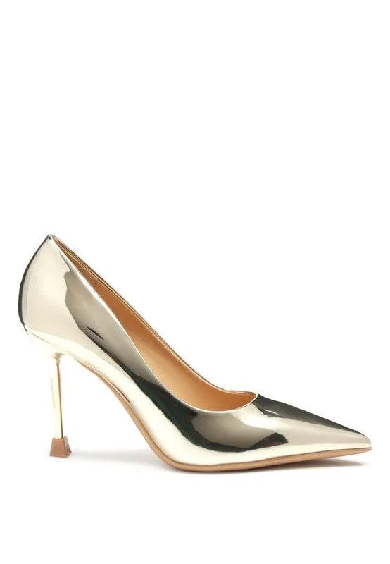 Poudre Metallic Pointed Stilettos