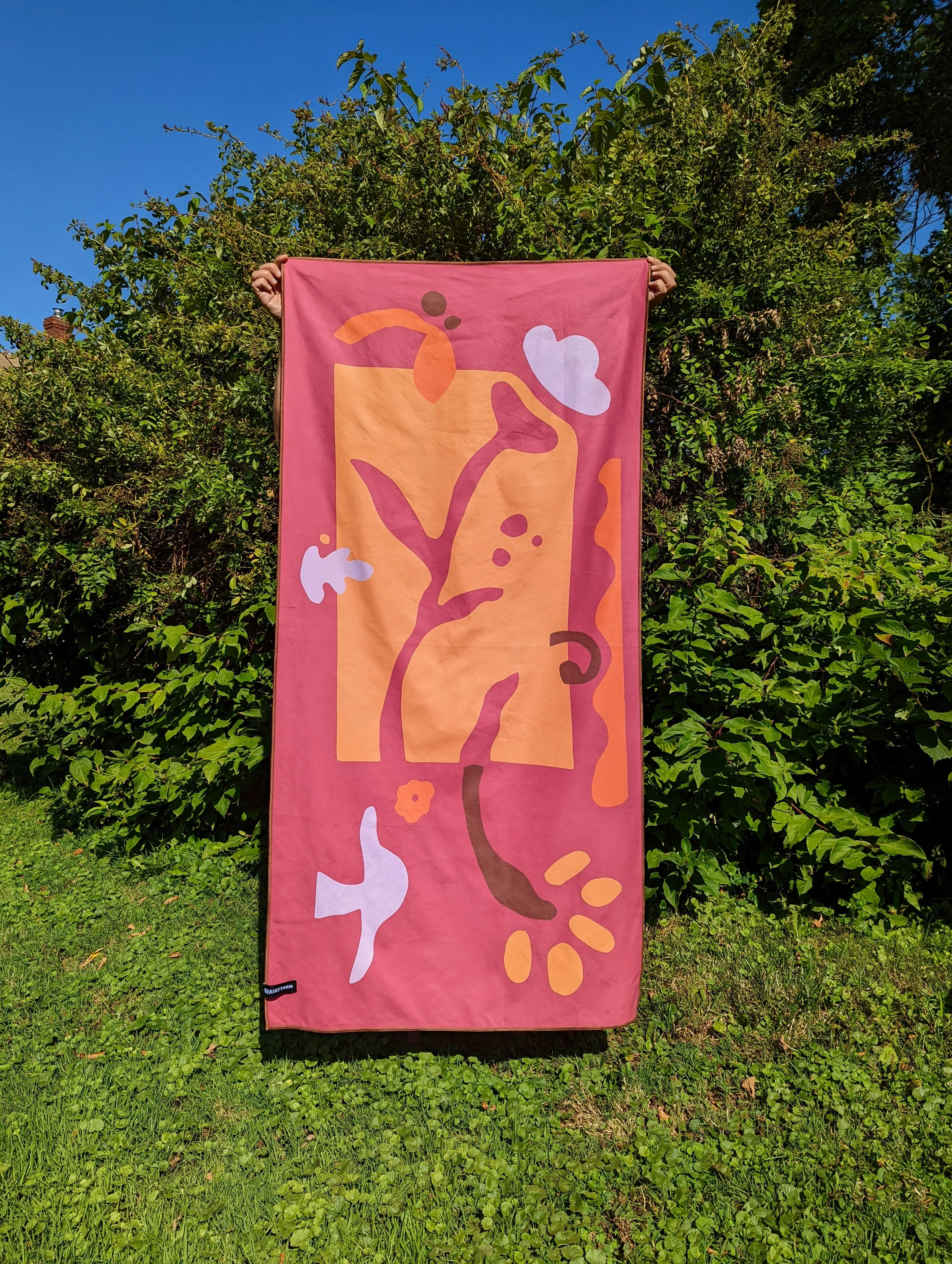 "Cut Paper" Quick Dry Towel