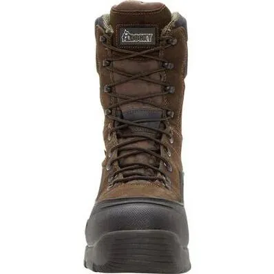 Rocky Blizzard Stalker Men's Steel Toe Waterproof Boots Fq0007465 In Brown