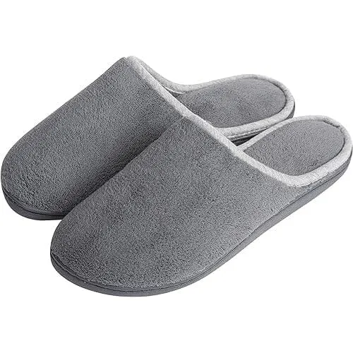 Roxoni Women's Clog Slippers Microterry Memory Foam Comfy Footbed