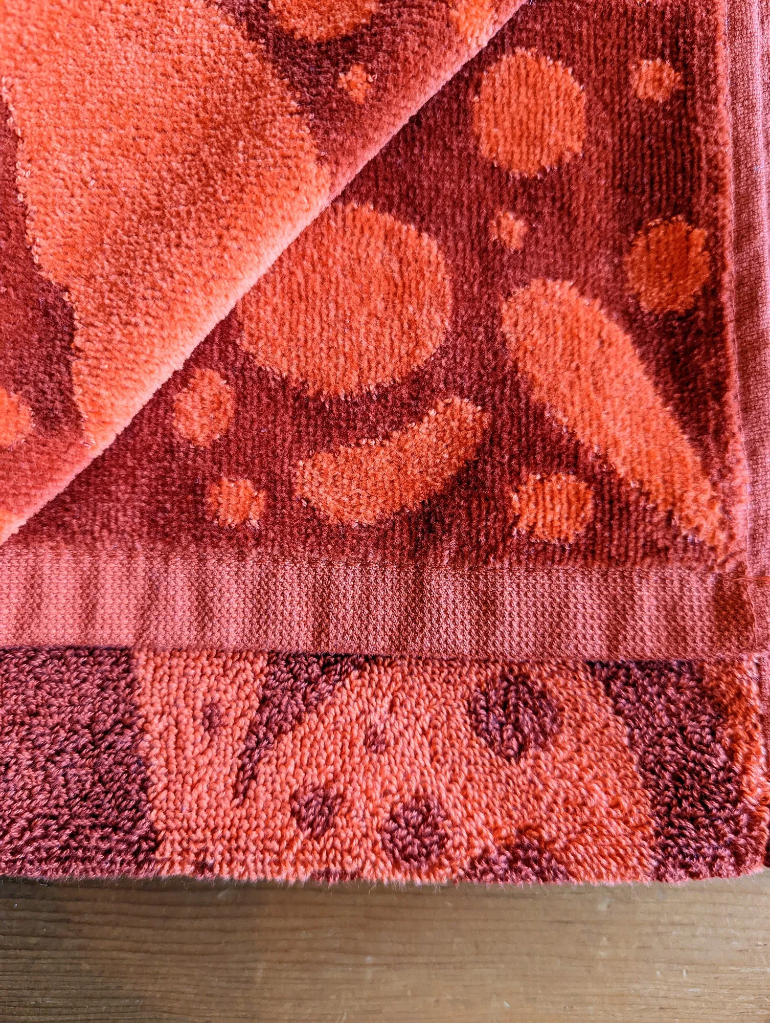 Ruby Red Beach   Bath Towel