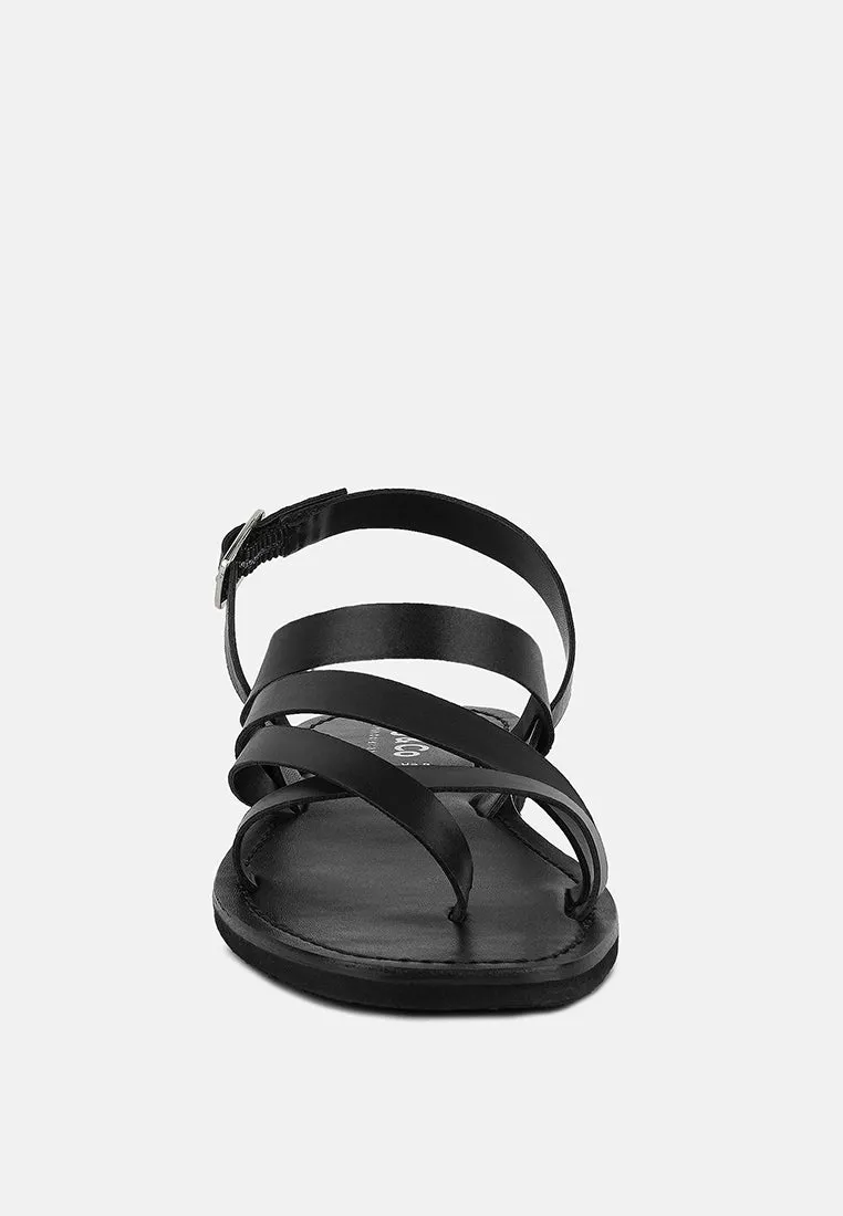 Sloana Strappy Flat Sandals