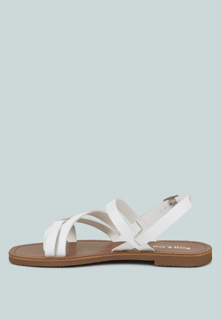 Sloana Strappy Flat Sandals