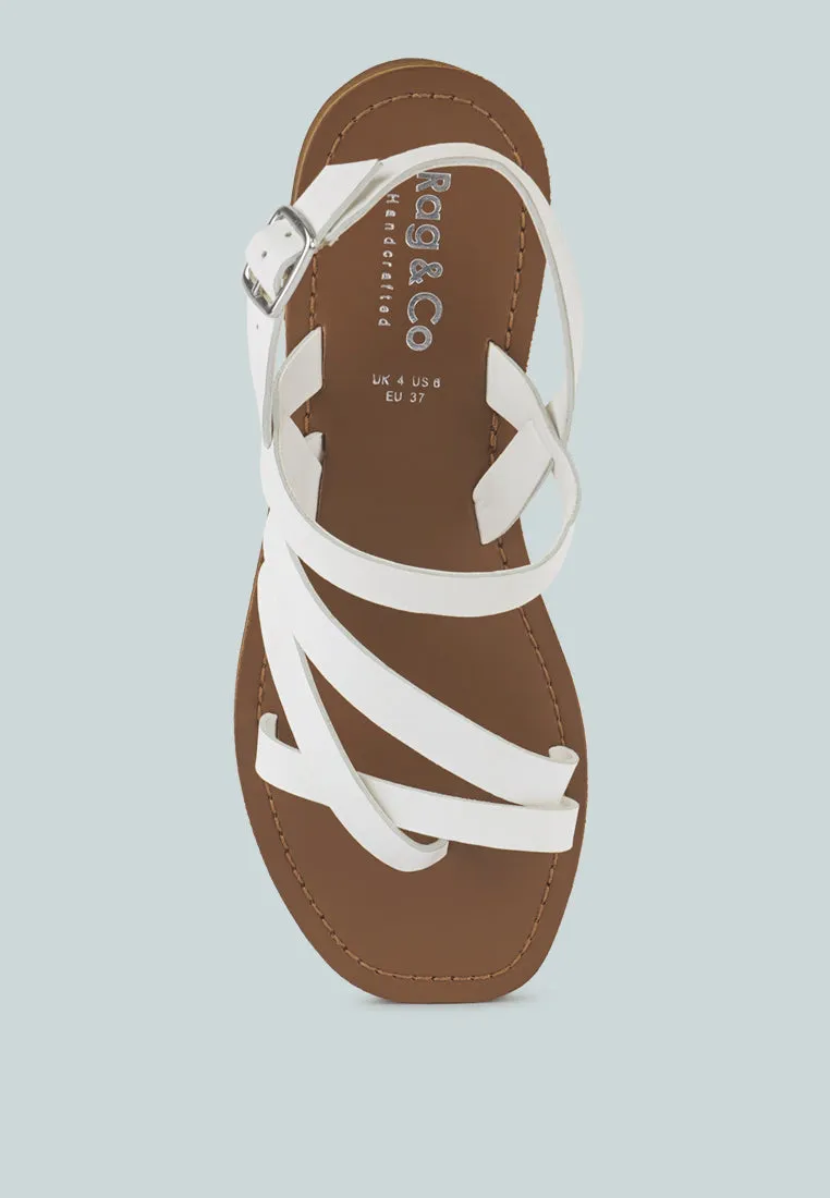 Sloana Strappy Flat Sandals