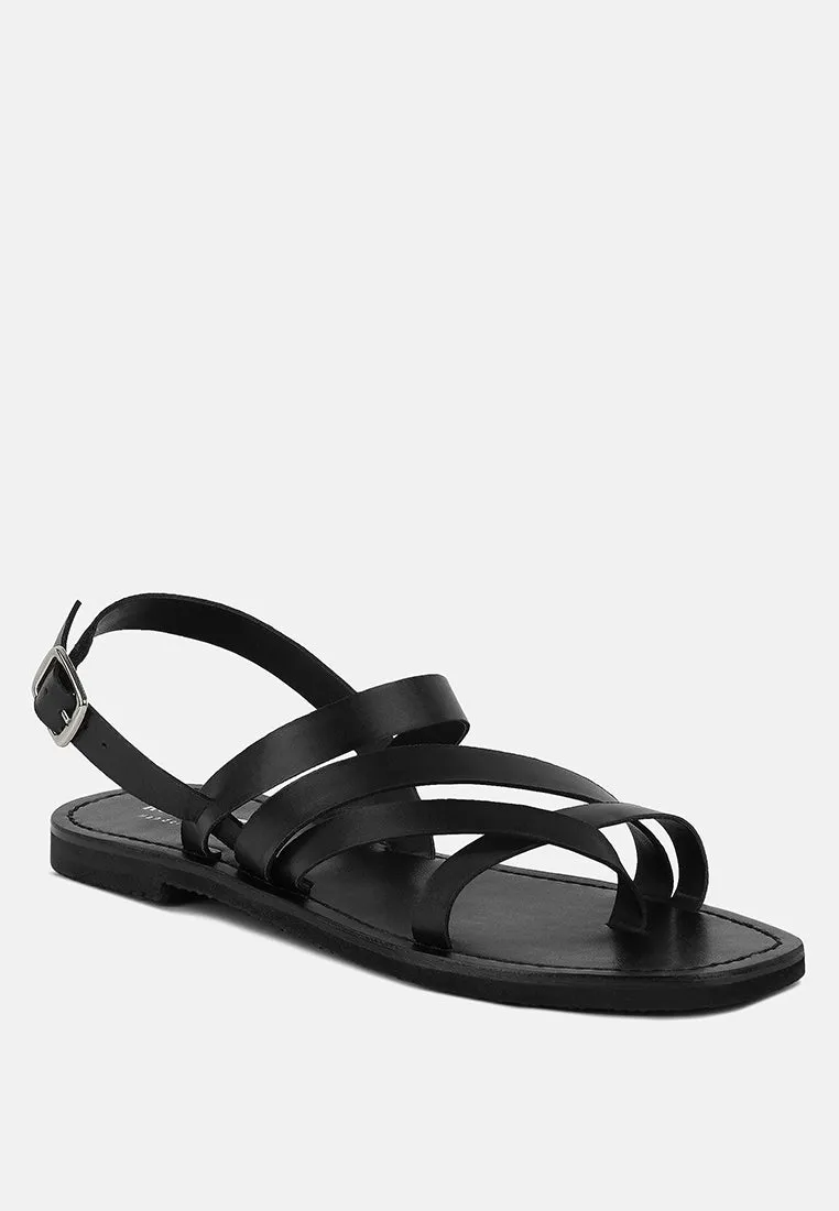 Sloana Strappy Flat Sandals