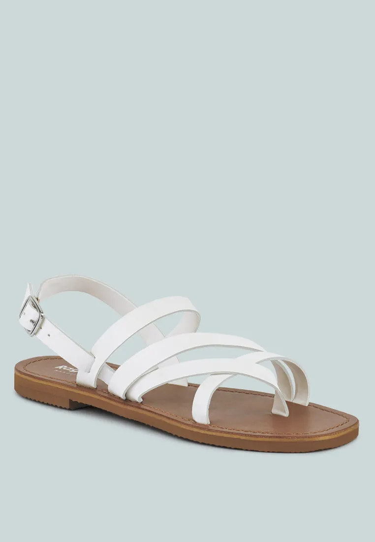 Sloana Strappy Flat Sandals