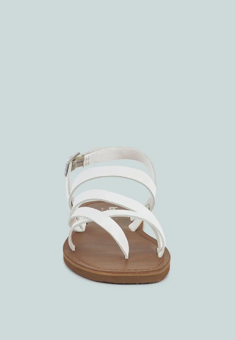 Sloana Strappy Flat Sandals