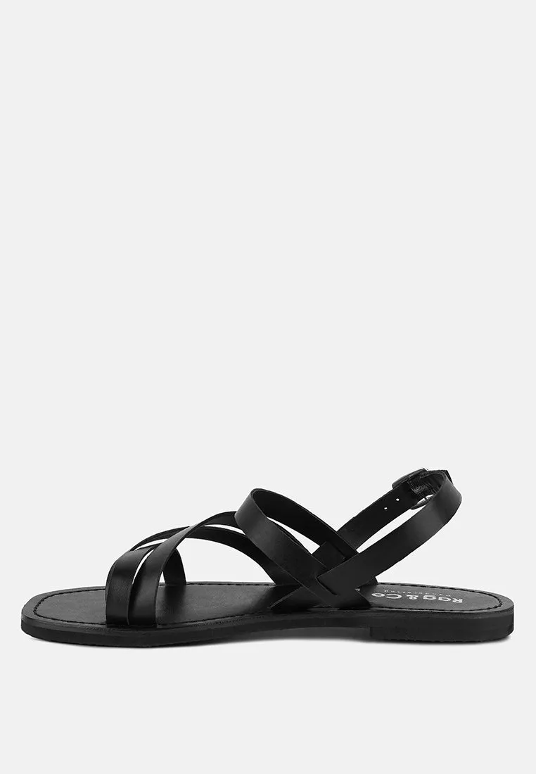 Sloana Strappy Flat Sandals