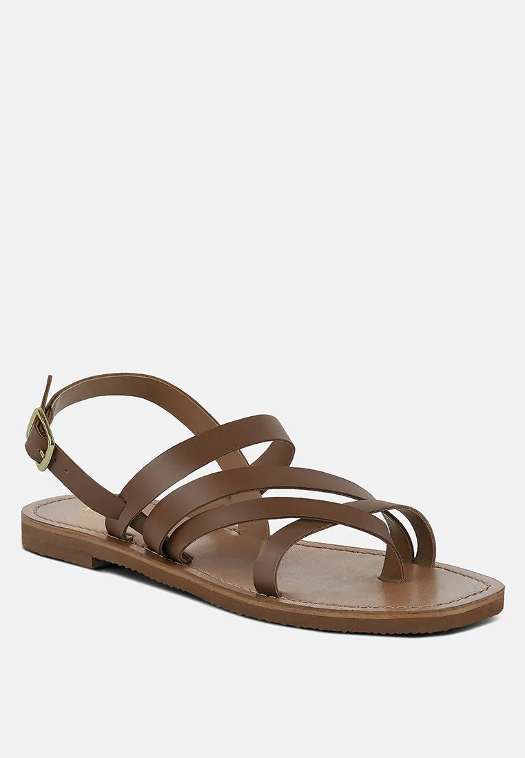 Sloana Strappy Flat Sandals