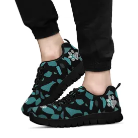 Terra Pattern with Pawprints - Women's Sneakers