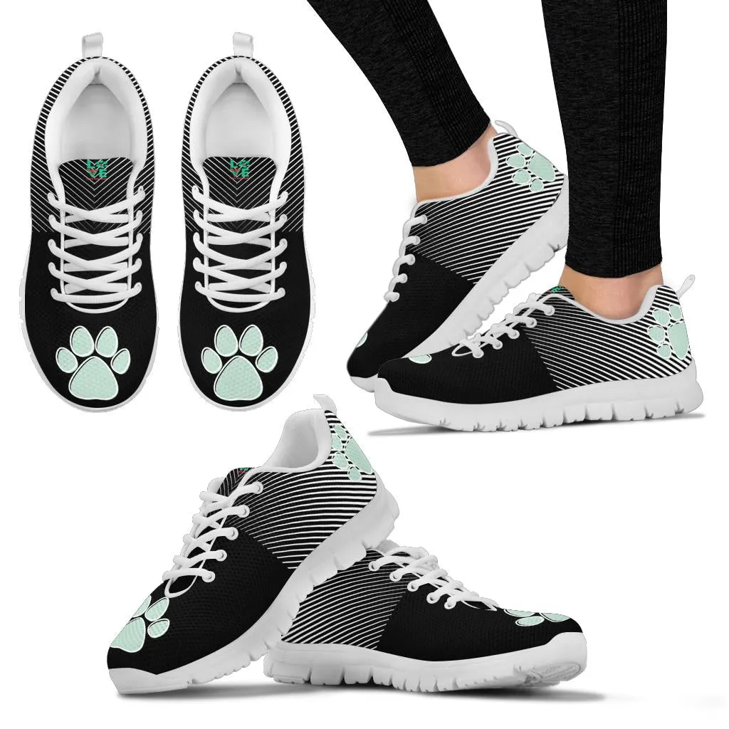 Three pawprints  -  Women's Sneakers