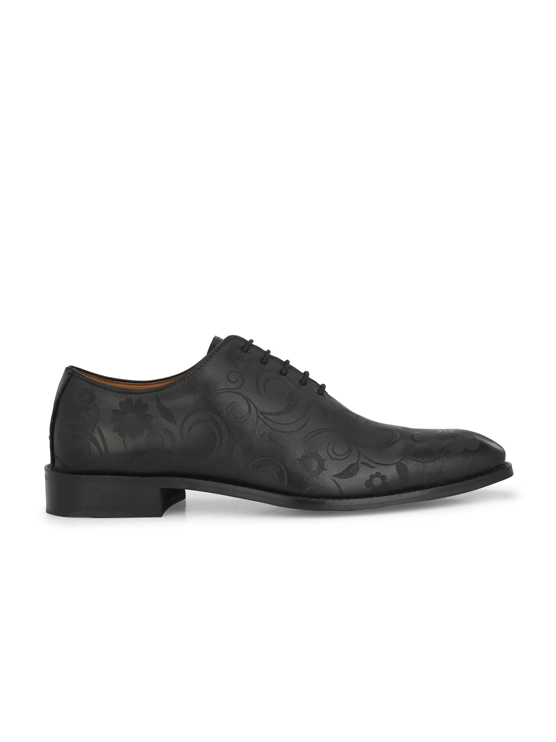 Titan Black Derby Shoes