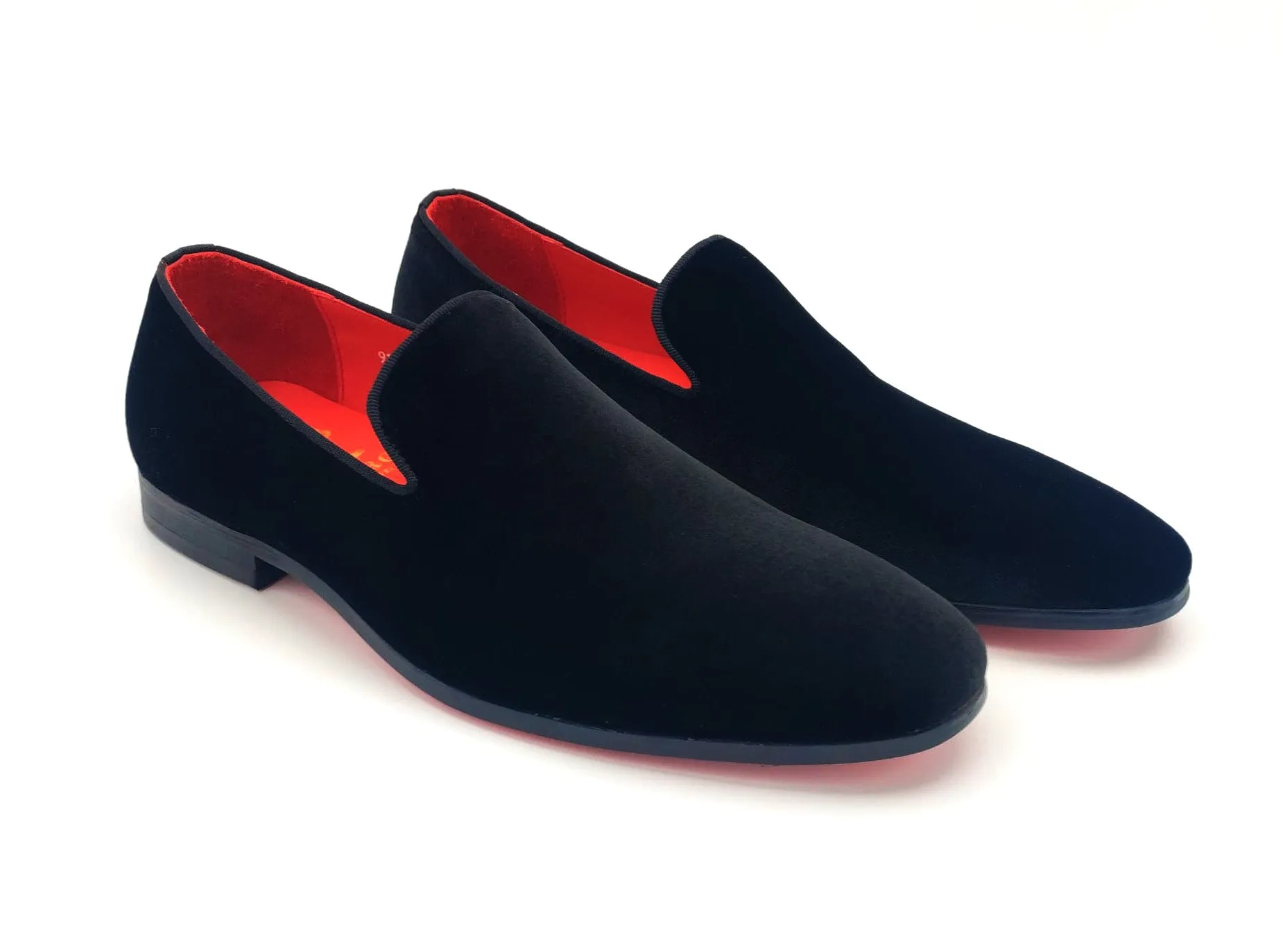 Trevor III - Black Velvet Loafers