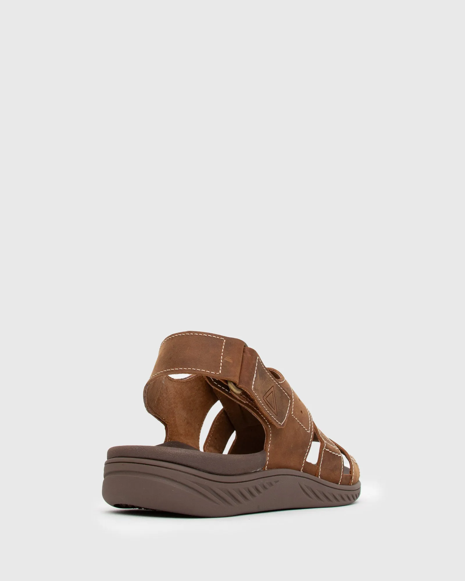 TUCKER Leather Strappy Sandals