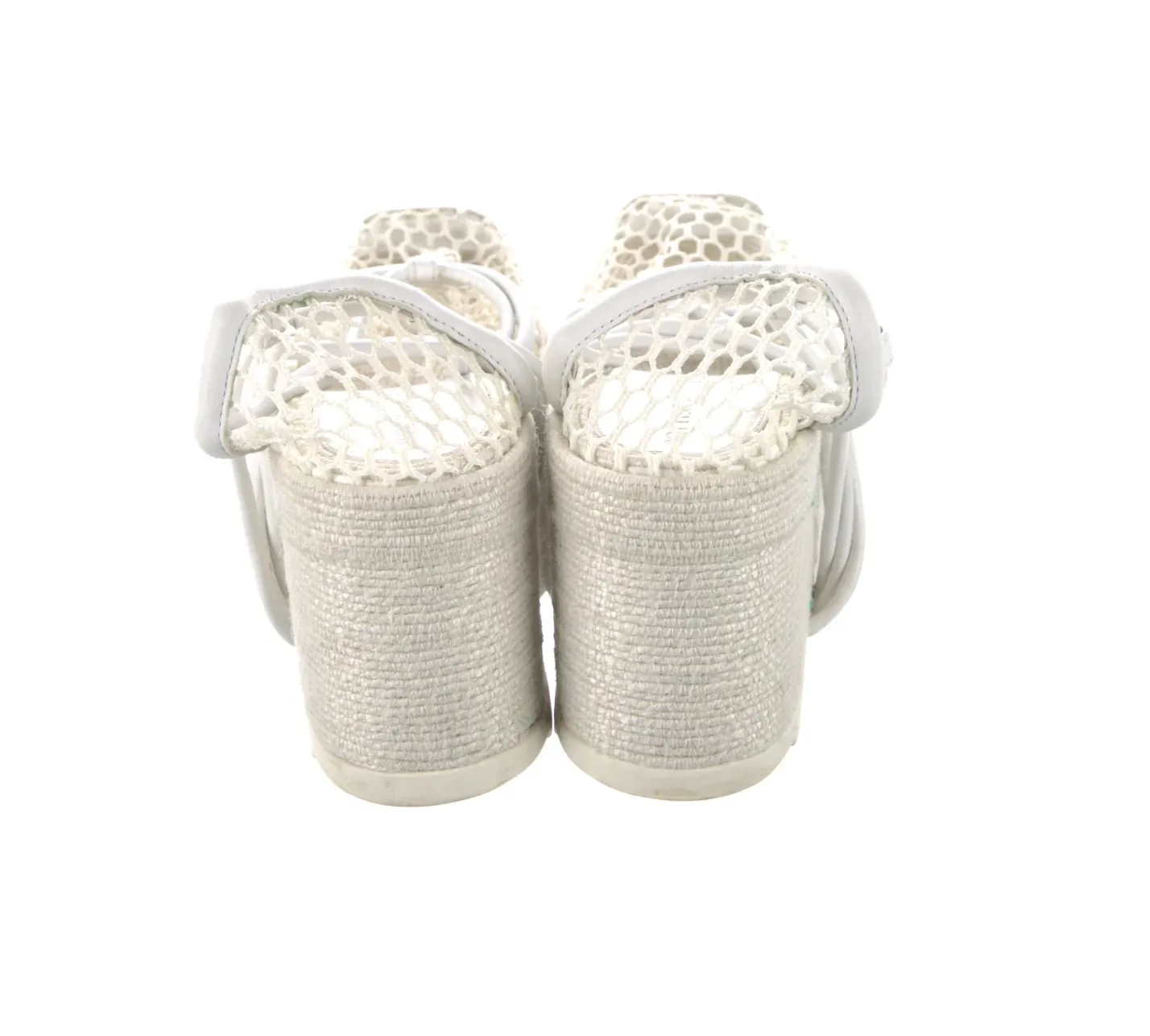 White Platform Espadrilles - 8